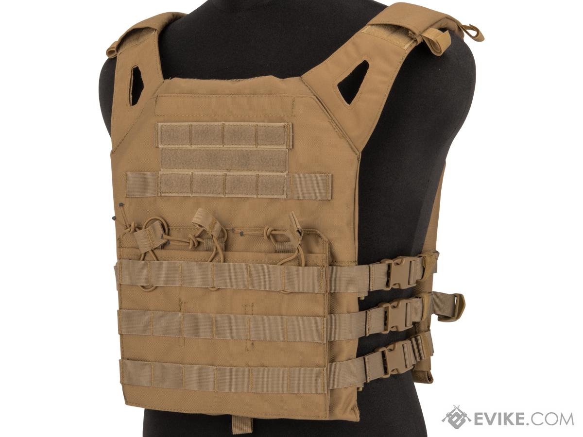 Matrix Level-1 Plate Carrier with Integrated Magazine Pouches (Color: Tan)